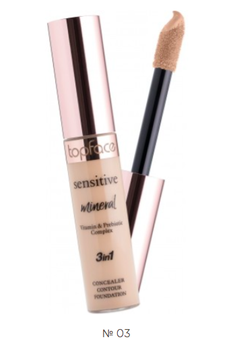 003 Консилер Topface Sensitive Mineral 3 in 1 Concealer - PT471