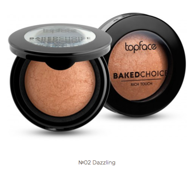 02 Рум'яна запечені Topface Baked Choice Rich Touch Blush On (Dazzling) - PT703