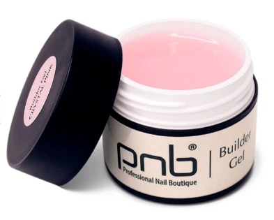 Моделюючий гель PnB UV/LED One Phase Builder Gel Crystal Pink 15 мл / Гель прозоро-рожевий