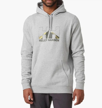 Кофта мужская Helly Hansen Nord Graphic Pulover Hoodie XL Сірий 62975-950