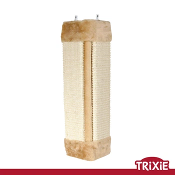 Цапка для кошек Trixie 43191 настенная угловая сизаль/плюш бежевая 23x49 см (TX-43191) 4011905431918