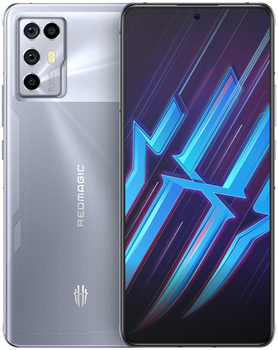 Мобільний телефон ZTE Nubia RedMagic 6R 12/256GB Mercury Silver (TKONUISZA0001) (864483055376217) - Уцінка