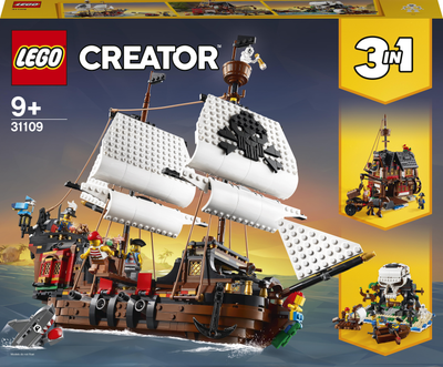 Zestaw klockow LEGO Creator Statek piracki 1260 elementow (31109) (955555912601323) - Outlet