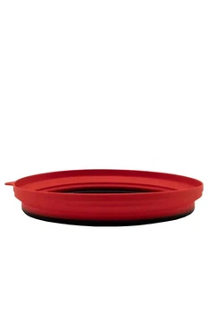 Тарелка Tramp силиконовая с пластиковым дном 1070 мл Red (1042-TRC-124-terracota)