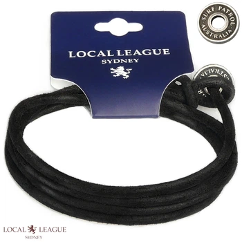 Чоловічий браслет-намотка Local League LB511 зі шкіряного шнура (Чорний)