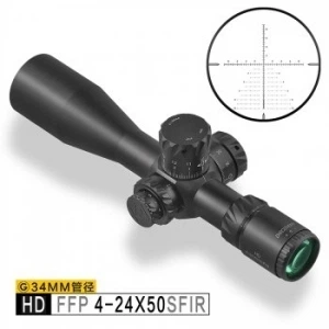 Прицел Discovery Optics HD/34 4-24X50 SFIR SLT FFP IR-MIL 34 mm