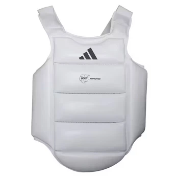 Защита туловища для детей с лицензией WKF | белый | Adidas AdiPKID M