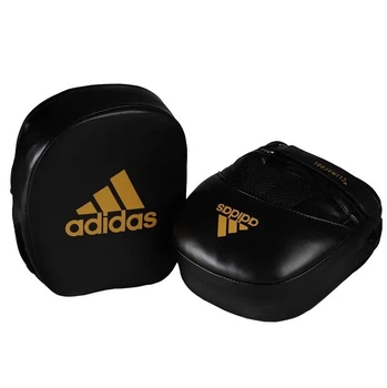 Лапы квадратные Adidas Elite Mini Mitt Square | черно/золотые | ADIEMP01 черно/белая STD