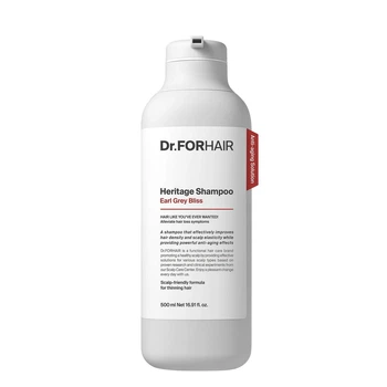 Шампунь для ослабленої шкіри голови та тонкого волосся Dr.FORHAIR Heritage Shampoo Earl Grey Bliss, 500 мл