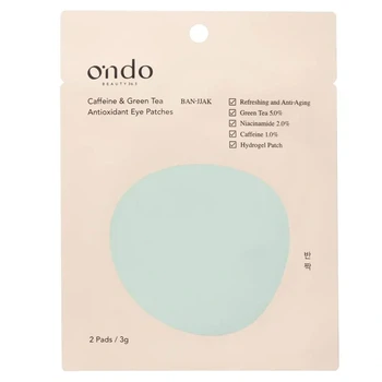 Гідрогелеві патчі для шкіри навколо очей Ondo Beauty 36.5 Caffeine & Green Antioxidant Eye Patches, 2 шт