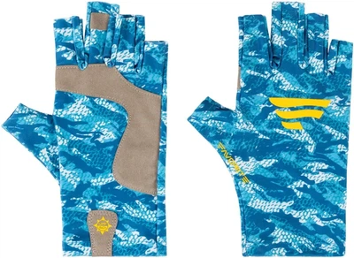 Рукавички Favorite Solar Fishing Gloves 5 Cut L/XL к:white/blue