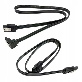 Комплект кабелей SATA III 50 См SATA 3 6 ГБ / с углом 90 град. SSD HDD