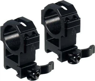 Быстросъемные кольца Leapers UTG Max Strength. d - 30 мм. High. Weaver/Picatinny