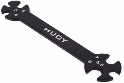 Ключ HUDY SCX10 D90 для ремонта RC автомобилей, лодок, 3/4/5/5.5/7/8MM