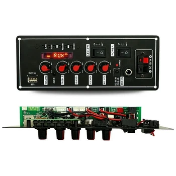 Плата усилителя 2x10Вт, Bluetooth, MP3 /WMA / WAV / FLAC / APE, FM (87.5MHZ-108.0MHZ);