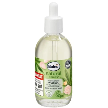 Масло Balea Natural Beauty Pflegeöl Bio из семян конопли для лица и тела, 100 мл