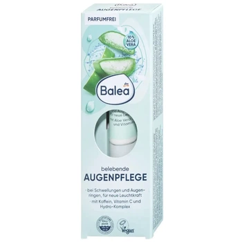 Крем Balea Belebende Augencreme под глаза с 10% алоэ и кофеином 15 мл