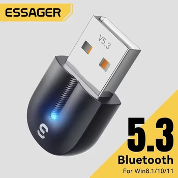 Bluetooth-адаптер Essager беспроводной v5.3, Black