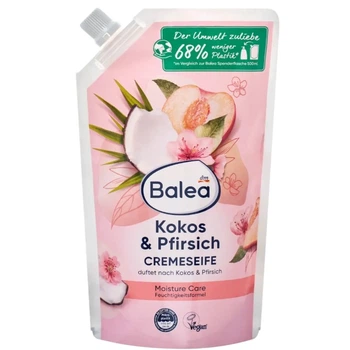 Рідке крем мило Balea Cremeseife Kokos Pfirsich з коксом та персиком запаска, 500 мл