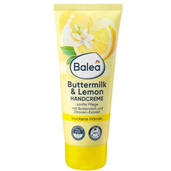 Крем по уходу за сухой кожей рук Balea Kamille Buttermilk $ Lemon с ароматом пахты и лимона, 100 мл