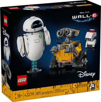 Zestaw klocków LEGO Disney Wall-E i Eva 811 elementów (43279)