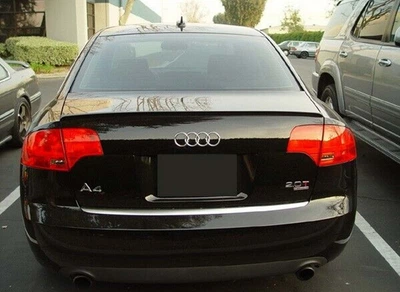 Спойлер для Audi A4 B6 2000-2004, черный глянец
