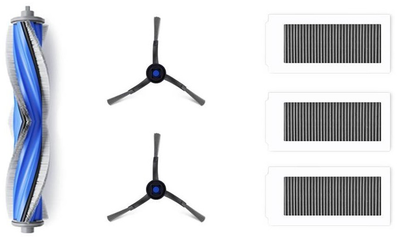 Zestaw wymiennych akcesoriów do robotów odkurzających Ecovacs DEEBOTX5