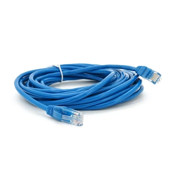 Патчкорд литой Ritar utp rj45 категория 5e длина 3 метра синий медный сетевой кабель