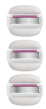 Сменные картриджи для бритья (лезвия кассеты) женские Venus & Olay Comgortglide Sugarberry Scent 5 лезвий с ароматом сладких ягод 3 шт без упаковки
