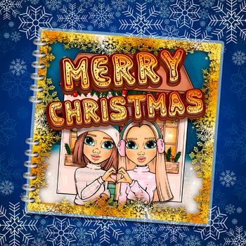 Альбом на липучках "Merry Christmas"