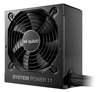 Блок живлення 650 Вт, be quiet! System Power 11, Black, 80+ Bronze, Active PFC, 12 см, 1xMolex / 5xSATA / 1x16-pin / 2x6+2-pin / 1x4+4-pin / 1x4-pin / 1x20+4-pin, захист OCP/OVP/OPP/OTP/SCP/UVP/SIP (BP011EU)