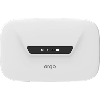 Модем 4G Ergo M126 box, White, GSM GPRS/EDGE, HSPA+, DC-HSPA+, LTE, Wi-Fi, тип підключення USB