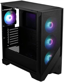 Корпус MSI MAG FORGE 320R AIRFLOW, Black, без БЖ, Mid Tower, для ATX / Micro-ATX / Mini-ITX, 2xUSB 3.2, макс. CPU - 160 мм / VGA - 390 мм, 4x120 мм ARGB, бічна панель із загартованого скла 4 мм