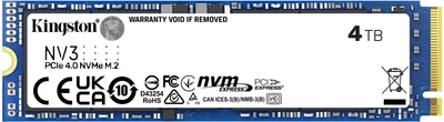 SSD Kingston NV3 4TB M.2 2280 PCIe 4.0 x4 NVMe(TDB_0AB6D74D7ACF)