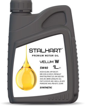 Масло моторное STALHART VELUM W 5W-40 1 л (STALHART 745277)