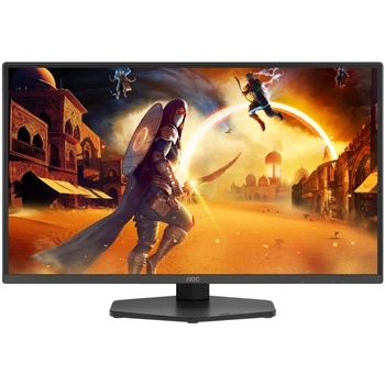 TFT 24.5' AOC Q25G4SR, Fast IPS, 300 Гц, 2xHDMI, DP, HAS, Pivot, колонки, чорно-червоний