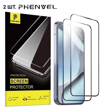 Комплект 2 шт. Захисне скло PHENVEL для Google Pixel 9 (Повне покриття)