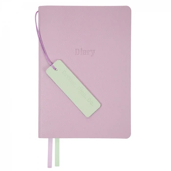 Ежедневник А5 Leo Planner недатированный "Prima", мягкий, сиреневый, 320 страниц