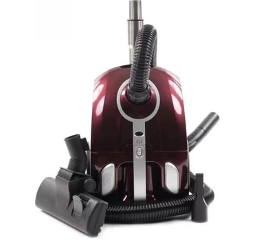 Пылесос 2.5 л с мешком для сбора пыли сухой уборки VIMAR VVC-1834R 1800 Вт, НЕРА фильтр, 5 уровней фильтрации