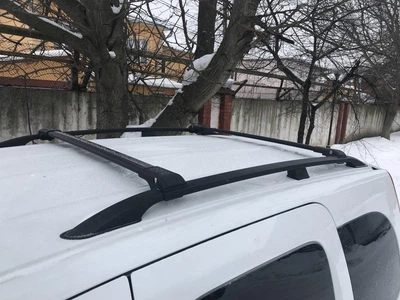 Перемычки на рейлинги WingBar (2 шт) до 110 см, Черный для Mercedes Citan 2013- гг