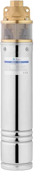 Насос глубинный центробежный Agua 4SKM 100C Hmax 61 м Qmax 45 л/мин P 750 Вт со встроенным конденсатором (CV035068)
