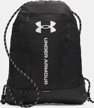 Рюкзак UA Hustle Sackpack 22L черный Универсальный 39 х 53 х 7 см