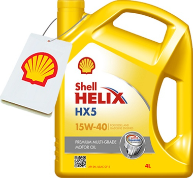 Моторне масло Shell Helix HX5 15W40 4 л (5011987150805)