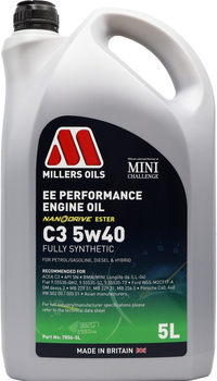 Моторне масло Millers Oils EE Performance 5W40 5 л (5024081780656)