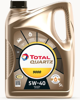 Моторне масло Total Quartz 9000 5W40 5 л (3425901111018)