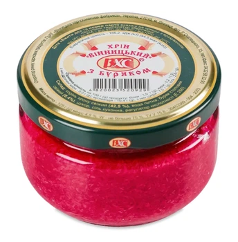 Хрін Вінницький з буряком 125г ВХС(4820023520929)