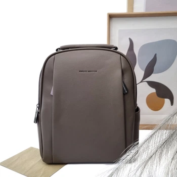 Міський рюкзак штучна шкіра Karlos Marconi сірий HS3312 grey