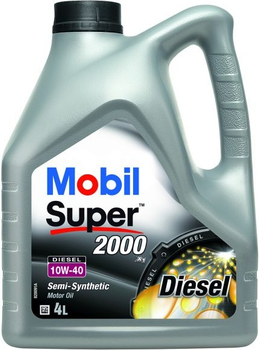 Моторне масло Mobil Super 2000 X1 Diesel 10W40 4 л (5055107435199)
