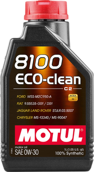 Olej silnikowy Motul 8100 Eco-clean 0W30 1 l (3374650238388)