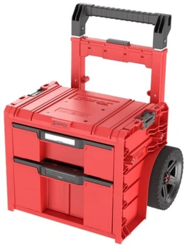 Ящик для инструментов на колесах Qbrick System SYSTEM PRO Cart Plus Drawer 2 Red 520x440x660 мм (11060202202)